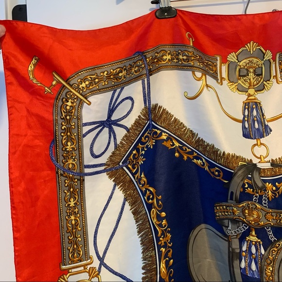 Designer Inspired Square Scarf - Picture 3 of 15